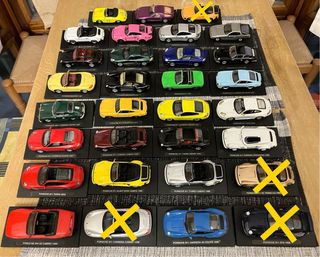 27 Porsche a Escala Metal