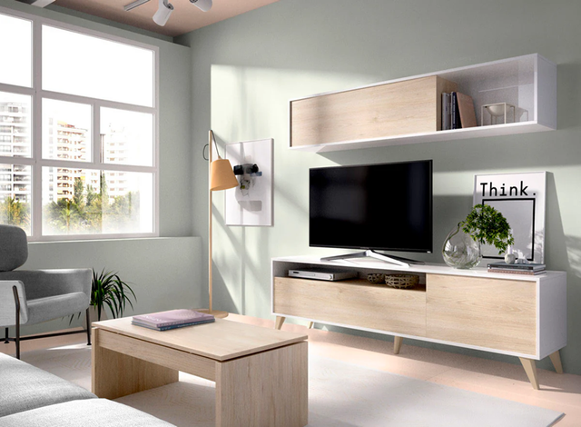 ENVIAMOS AL DOMICILIO Mueble TV y estantería salón