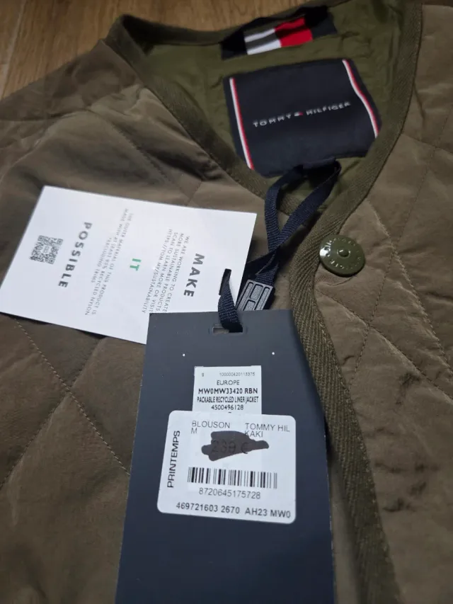 Cazadora acolchada Tommy Hilfiger verde