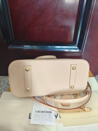 Louis Vuitton Alma BB Leather Handbag