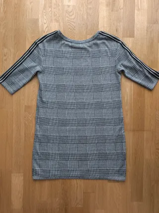 Vestido corto estampado cuadros Vichy talla 42