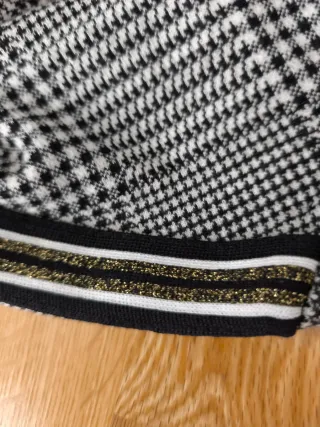 Vestido corto estampado cuadros Vichy talla 42