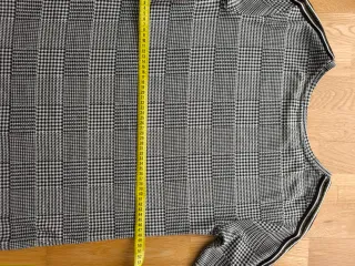 Vestido corto estampado cuadros Vichy talla 42