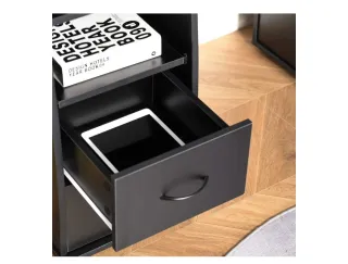 Escritorio negro nuevo sin uso