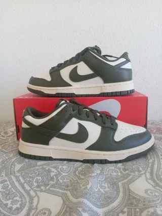 Nike Dunk Low Talla 41 Verde/Blanco