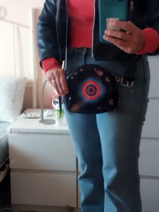 Lote Dos  Bolsos pequeño azul y negro