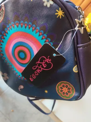 Lote Dos  Bolsos pequeño azul y negro