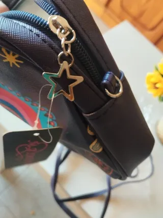 Lote Dos  Bolsos pequeño azul y negro