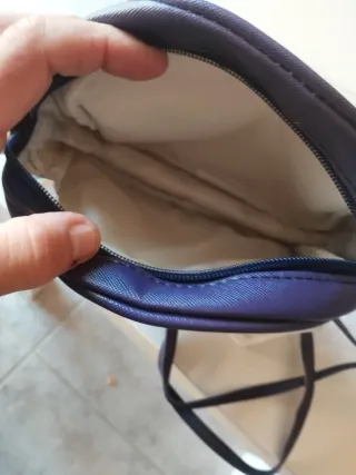 Lote Dos  Bolsos pequeño azul y negro