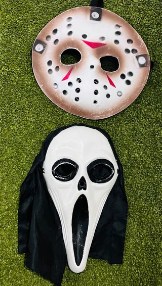 Lote 13 Máscaras Terror y Personajes para disfraz