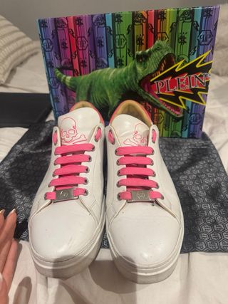 Zapatillas Philipp Plein Blancas y Rosas