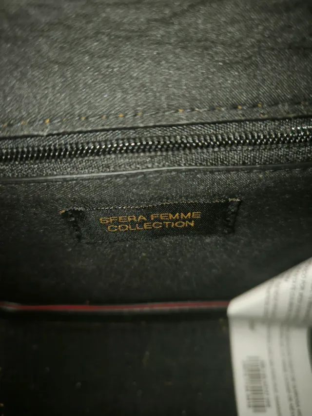 Bolso Sfera rojo con tachuelas