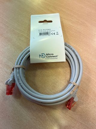 Cable de Red Micro Connect CAT6 3M Gris