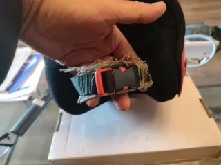 Casco de esquí infantil/adolescente rojo