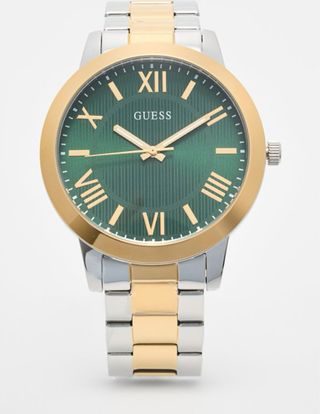 Reloj Guess Bicolor Esfera Verde Hombre