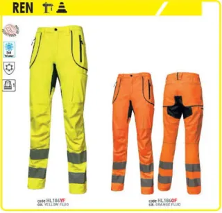 Pantalón Upower Softshell naranja de trabajo