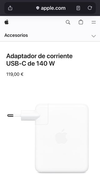 Cargador Apple MacBook 140w