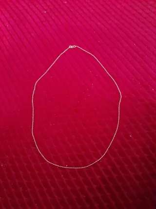 Cadena de plata fina