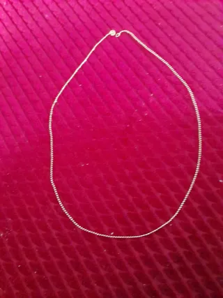 Cadena de plata fina