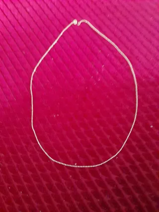 Cadena de plata fina