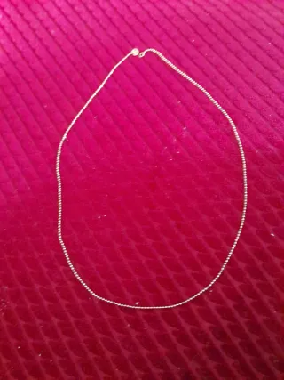 Cadena de plata fina