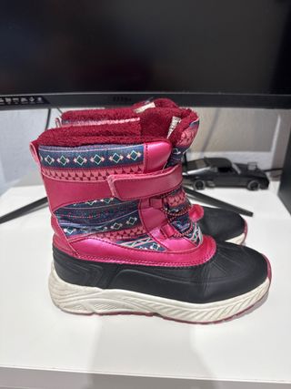 Botas de nieve para niña multicolor