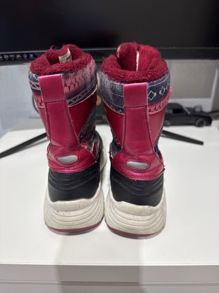 Botas de nieve para niña multicolor