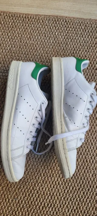 Zapatillas Adidas Stan Smith Blancas y Verdes