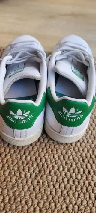 Zapatillas Adidas Stan Smith Blancas y Verdes