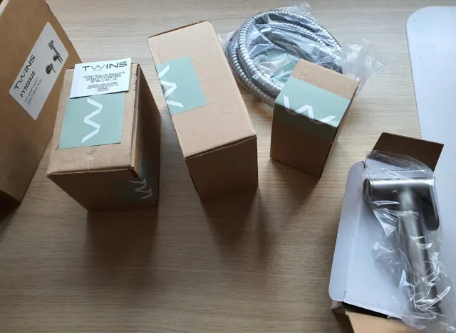 Grifo Bidet Inox Empotrar