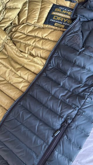 Anorak Superdry plumífero verde Talla XS