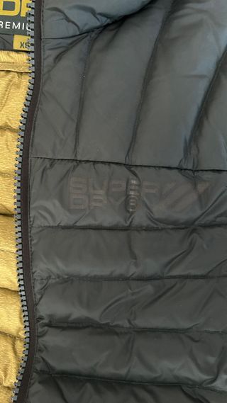 Anorak Superdry plumífero verde Talla XS