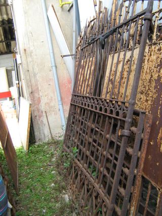Cancello antico ferro battuto