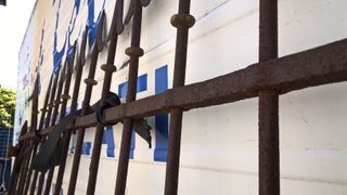 Cancello antico ferro battuto