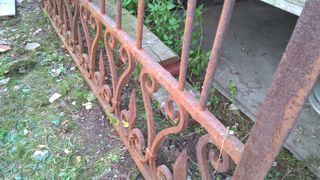 Cancello antico ferro battuto