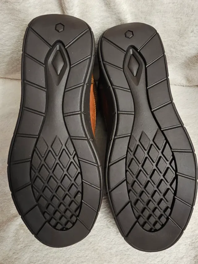 Botas de piel marrón talla 41