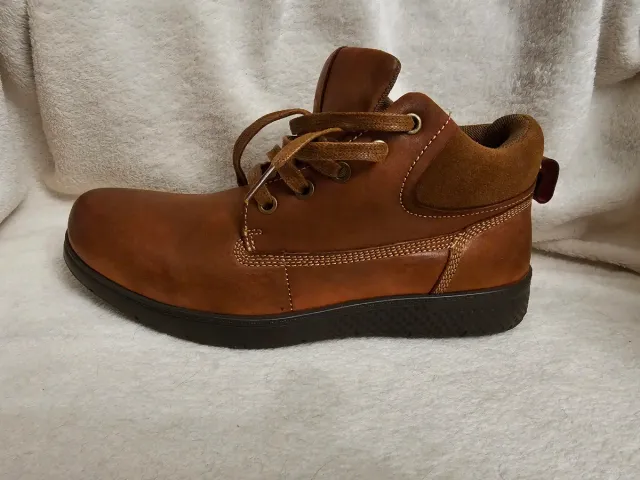 Botas de piel marrón talla 41