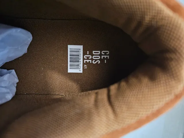 Botas de piel marrón talla 41