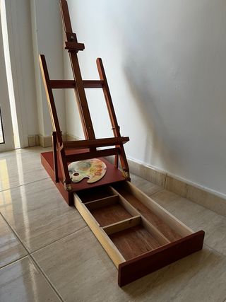 Caballete de mesa. Plegable.