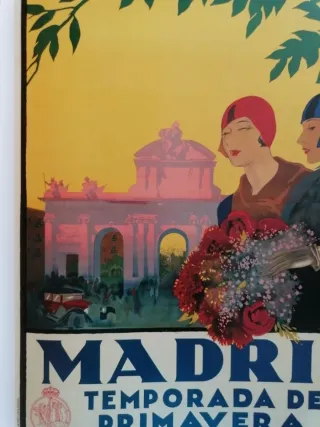 ARTE. MADRID. CARTEL 1929. REPRODUCCIÓN