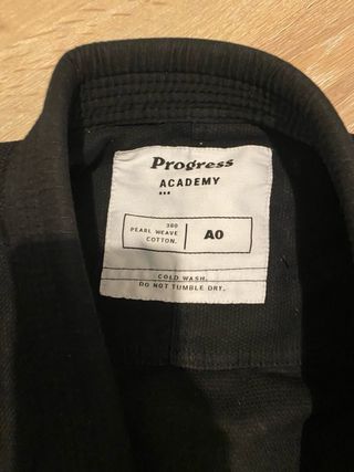 Kimono Jiu Jitsu Progress Negro Talla A0