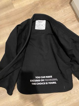 Kimono Jiu Jitsu Progress Negro Talla A0