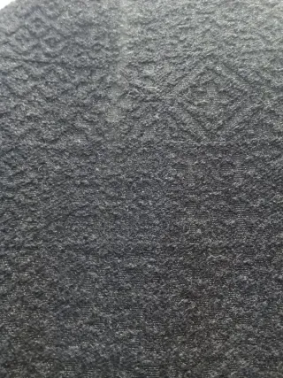 Abrigo corto o Chaqueton mujer negra con estanpado