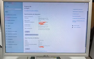 Ordenador de sobremesa Acer Negro