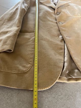 Façonable blazer velvet beige A.Goldberg 50 (L)