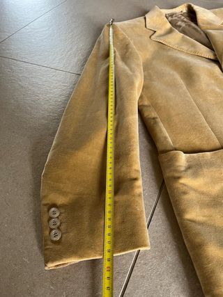 Façonable blazer velvet beige A.Goldberg 50 (L)