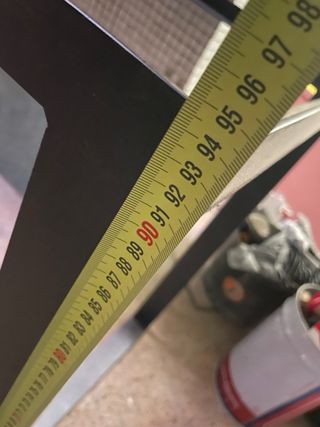 Estructura mesa metálica negra