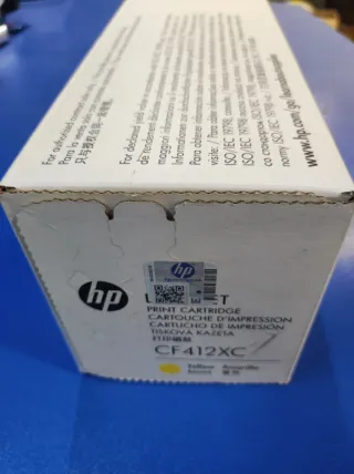 Tóner HP CF412XC Amarillo