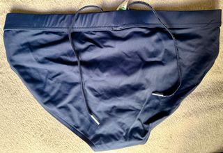 Bañador slip hombre Benetton azul nuevo