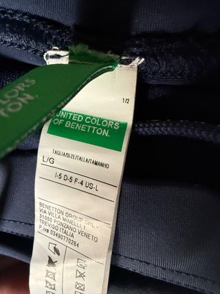 Bañador slip hombre Benetton azul nuevo